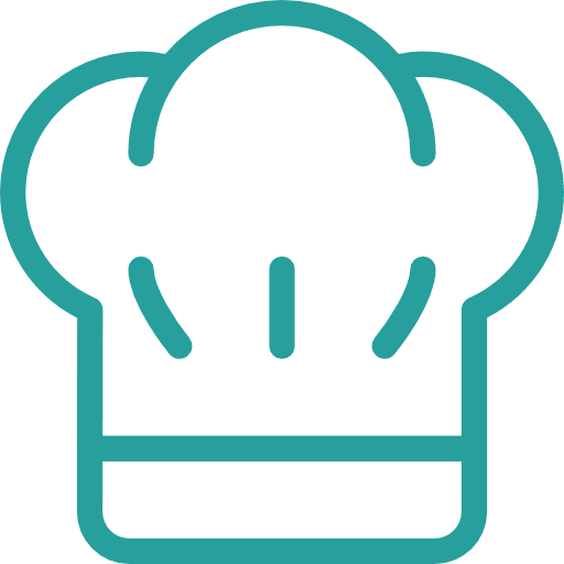 Desenho de um chapéu de cozinheiro